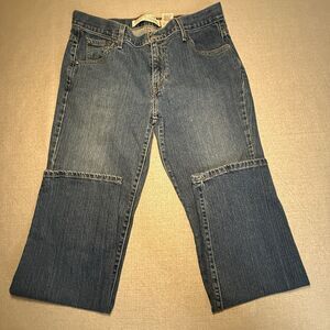 Levi’s 505 Women's 12M Blue Nouveau Low Straight Leg Denim Jeans